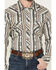 Image #3 - Rock & Roll Denim Men's Southwestern Striped Long Sleeve Snap Stretch Western Shirt, Black, hi-res