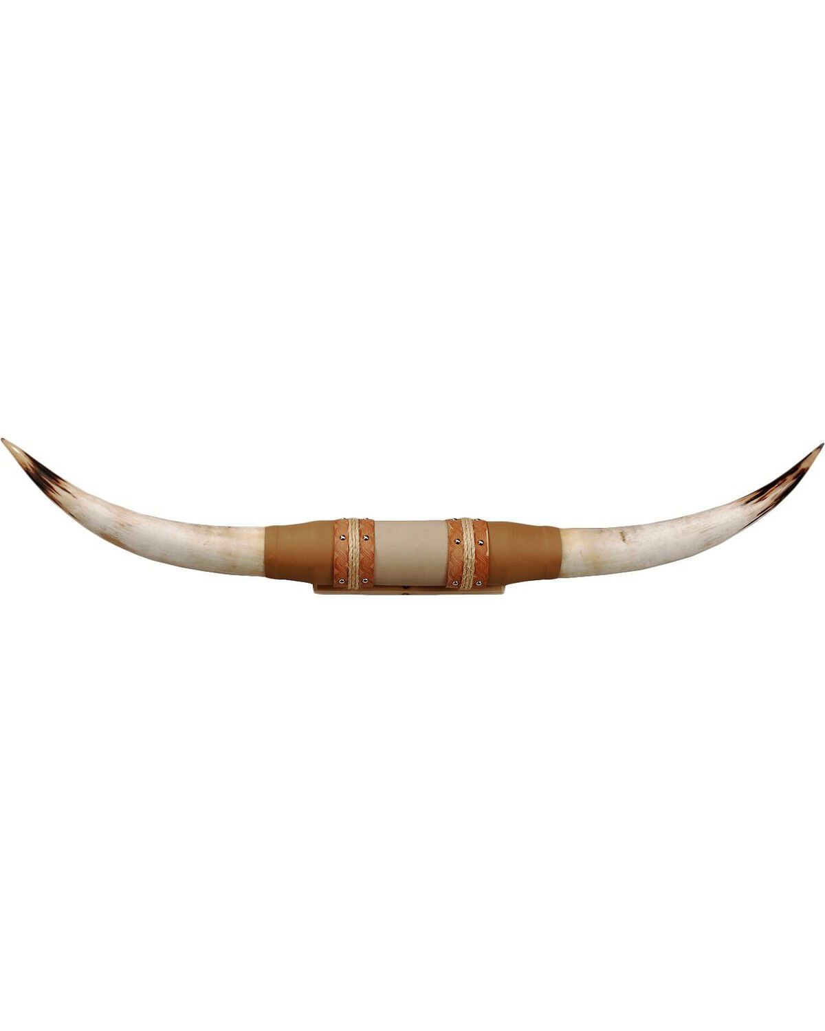 Image #1 - Authentic Large Steer Horns, Tan, hi-res