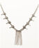 Image #1 - Shyanne Women's Desert Charm Concho Necklace, Silver, hi-res