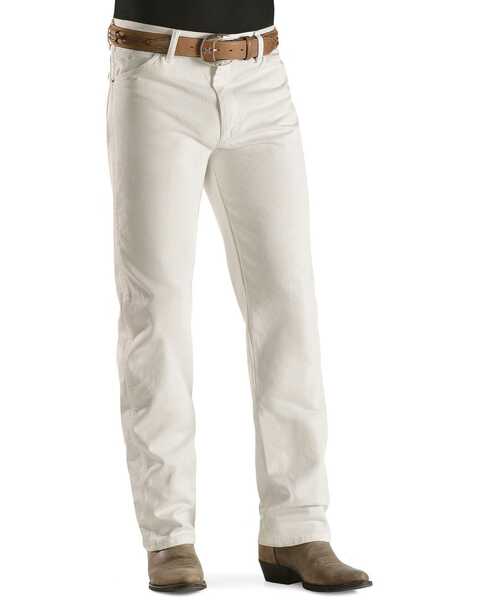 Wrangler 13MWZ Cowboy Cut Original Fit Jeans - Prewashed Colors, White, hi-res
