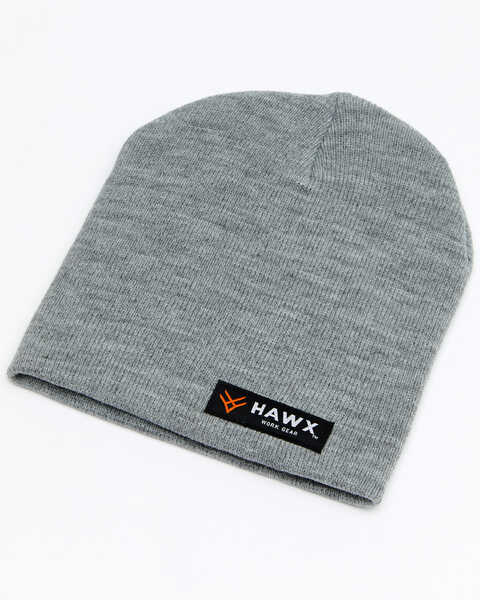 Image #1 - Hawx® Men's Bar Logo Skull Cap , Grey, hi-res