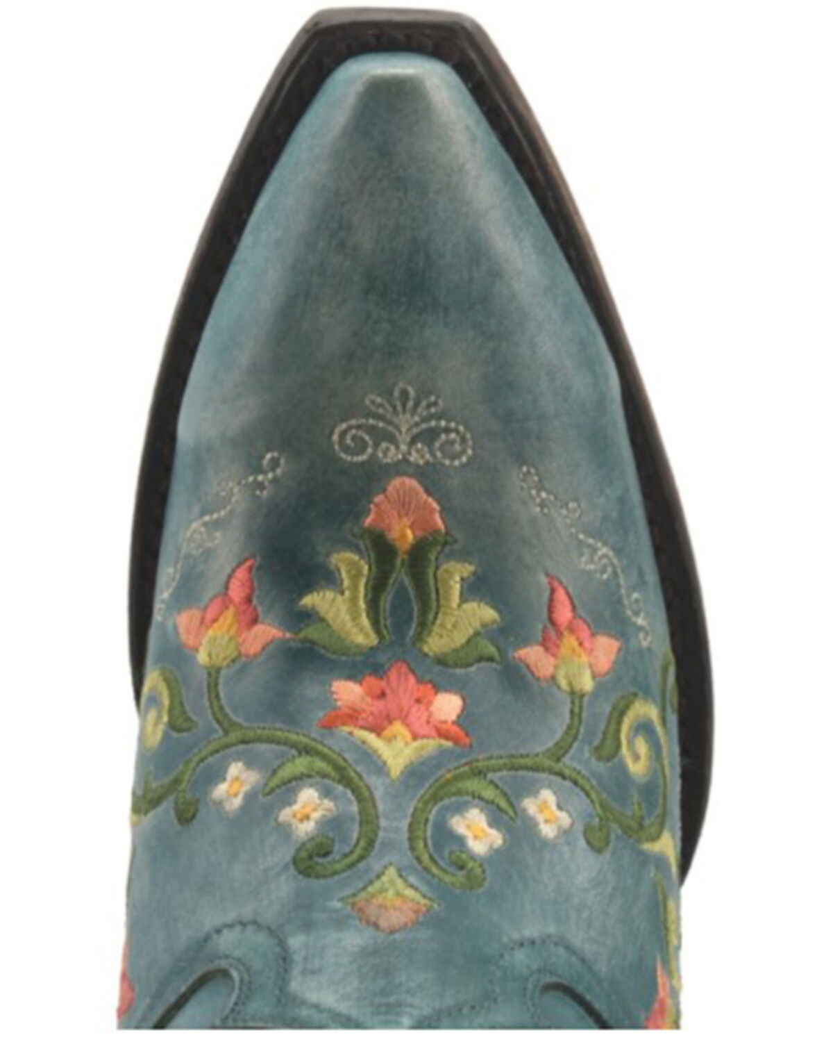 Image #6 - Dan Post Women's Flower Child Tall Boots - Snip Toe, Turquoise, hi-res