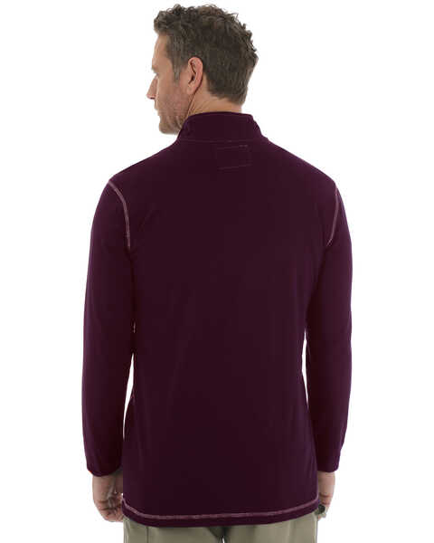 Image #2 - Wrangler 20X Men's Flame Resistant Quarter-Zip Long Sleeve Pullover, , hi-res