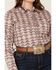 Image #3 - Ariat Women's Kirby Southwestern Print Long Sleeve Button-Down Stretch Western Shirt - Plus, Multi, hi-res