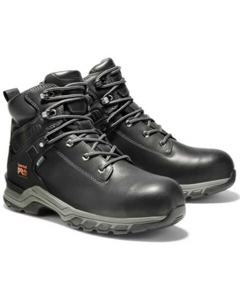 Timberland PRO Men's Hyperchange Work Boots - Composite Toe, Black, hi-res