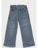 Cowgirl Tuff Girls' Medium Wash Conductor Multi Striped Trousers , Multi, hi-res