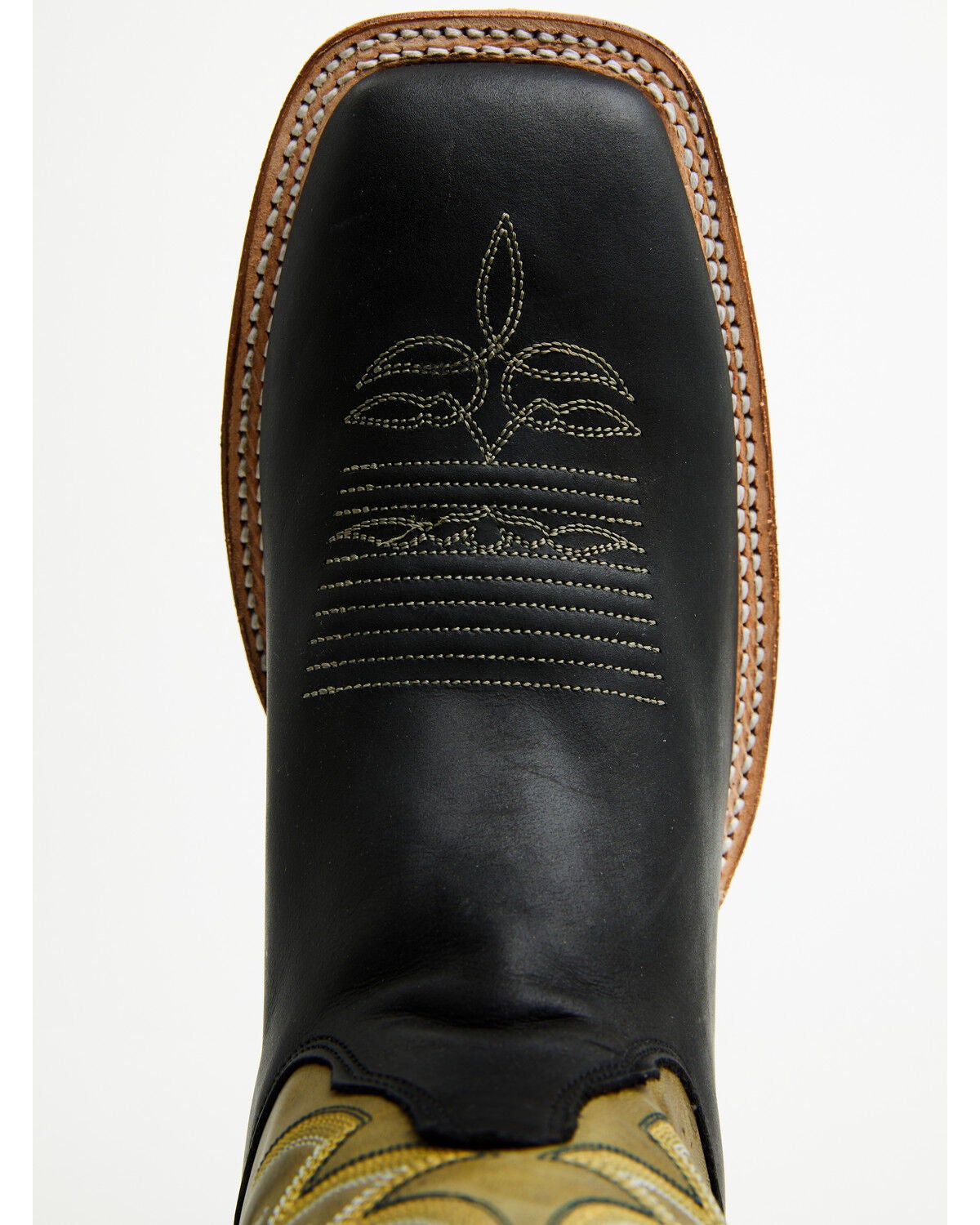 Image #6 - Justin Men's Bent Rail Walsh Performance Western Boots - Broad Square Toe, Green, hi-res