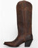 Shyanne Women's Charlene Tall Western Boots - Snip Toe, Brown, hi-res