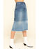 Billy T Women's Colorblock Denim Skirt, Blue, hi-res