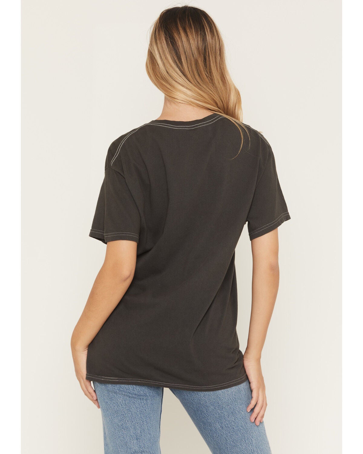 Image #4 - Merch Traffic Women's Johnny Cash Man In Black Short Sleeve Graphic Tee, Black, hi-res