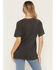 Image #4 - Merch Traffic Women's Johnny Cash Man In Black Short Sleeve Graphic Tee, Black, hi-res