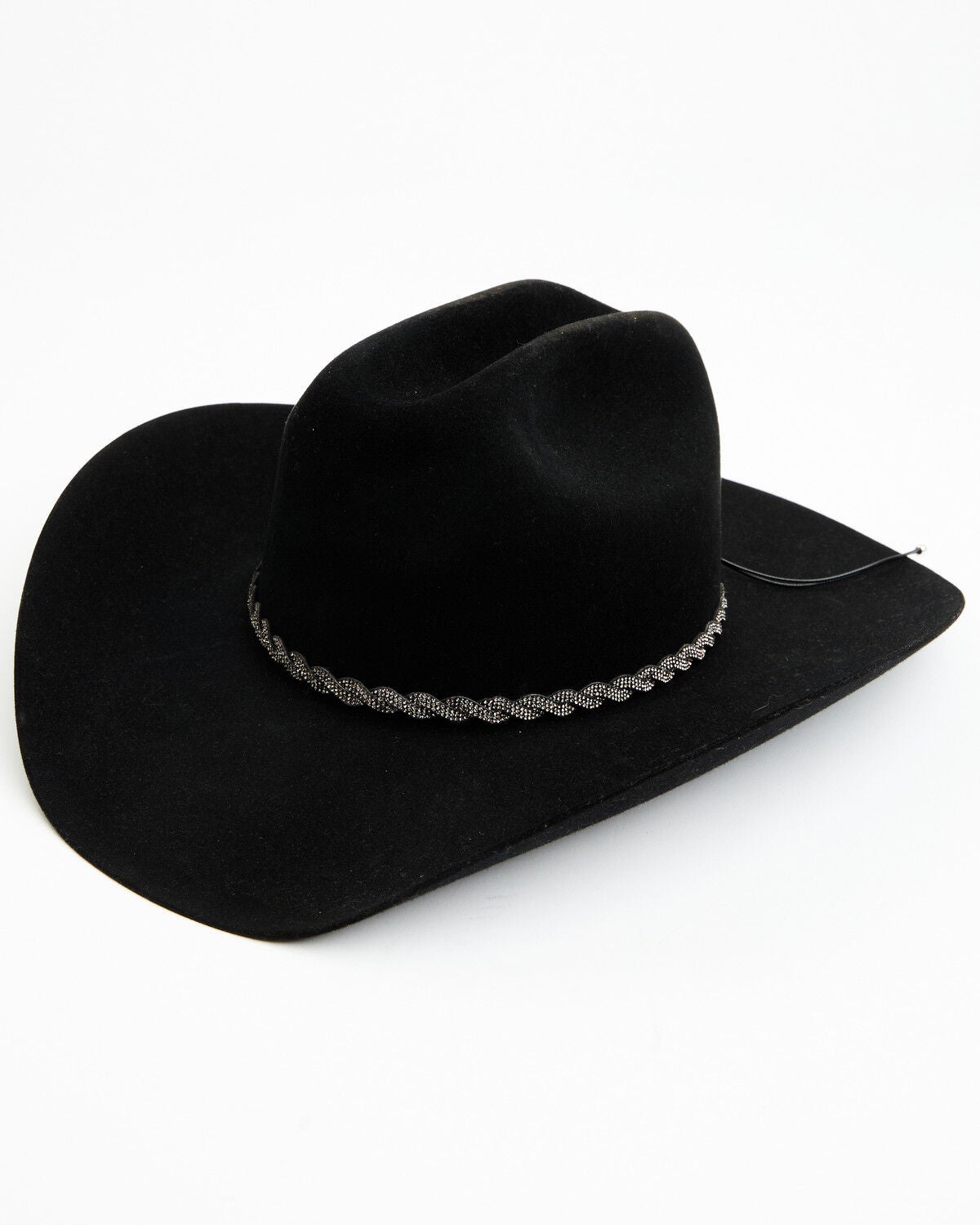 Shyanne Women's Rhinestone Hatband, Black, hi-res
