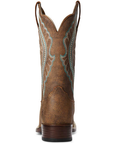 Image #3 - Ariat Women's Primetime Tack Western Boots - Broad Square Toe, Brown, hi-res