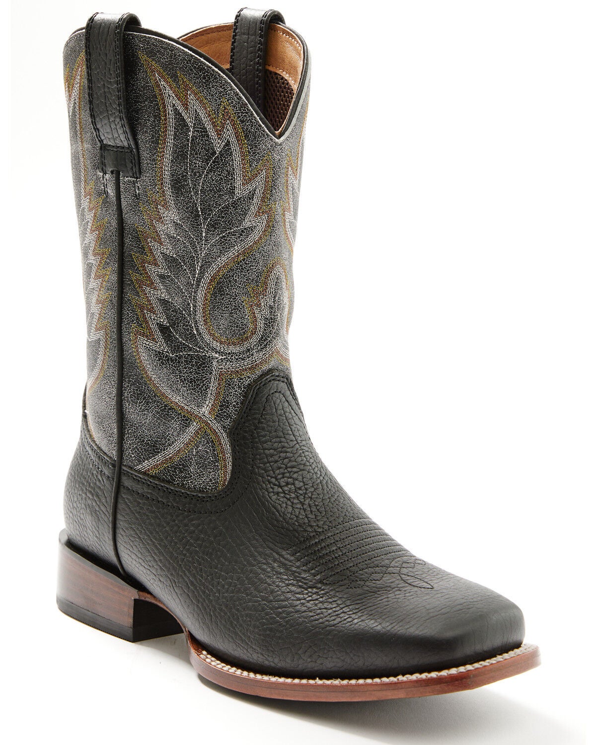 Image #1 - Cody James Cush Core&reg; Men's Tracker Western Boots - Broad Square Toe, Black, hi-res