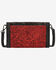 Image #2 - Wrangler Women's Cowhide Wristlet Crossbody Bag, Red, hi-res