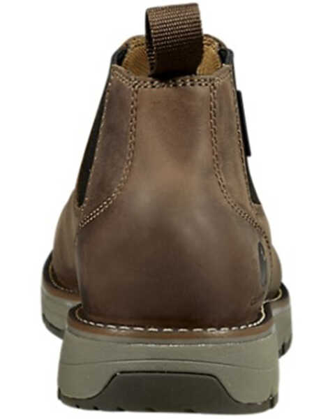 Image #5 - Carhartt Men's Millbrook 4" Romeo Water Resistant Work Boots - Steel Toe, Brown, hi-res