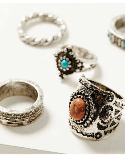Image #2 - Idyllwind Women's Lachlan Ring Set, Silver, hi-res
