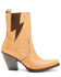 Dan Post Women's Zipper Western Booties - Snip Toe, Tan, hi-res