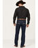 Image #3 - Cinch Men's Silver Label Dark Stonewash Slim Straight Performance Stretch Denim Jeans, Indigo, hi-res