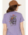 Image #4 - Ariat Women's Rebar Short Sleeve Work Tee, Lavender, hi-res