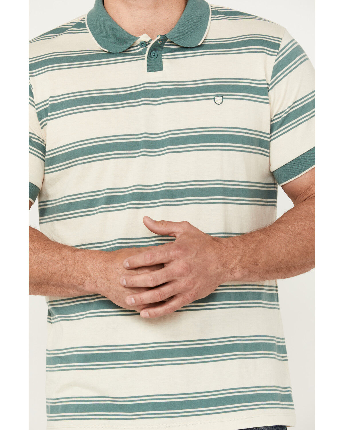 Image #3 - Brixton Men's Proper Polo, Green, hi-res