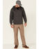 Hawx Men's Charcoal Martin Insulated Zip Front Hooded Work Jacket, Charcoal, hi-res