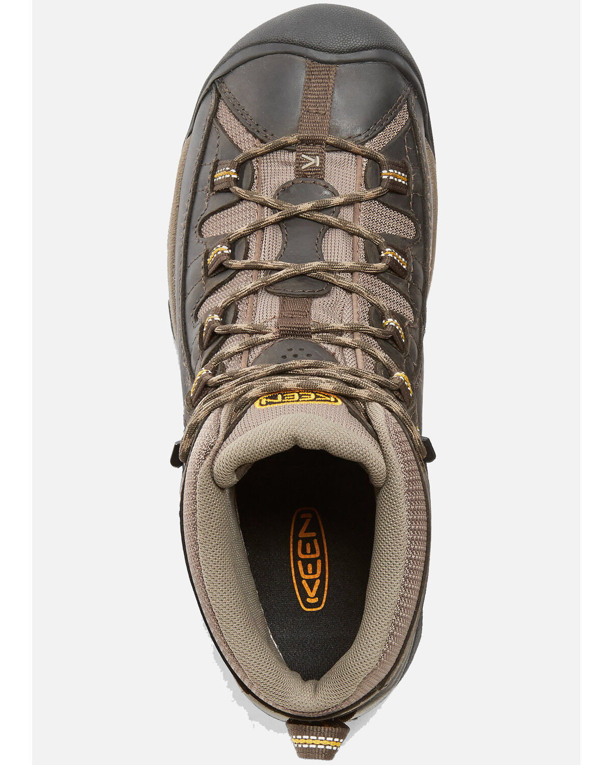 Image #3 - Keen Men's Targhee II Waterproof Hiking Boots - Soft Toe, Olive, hi-res