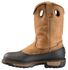Georgia Boot Men's Mud Dog Waterproof Pull On Work Boots - Steel Toe, Brown, hi-res
