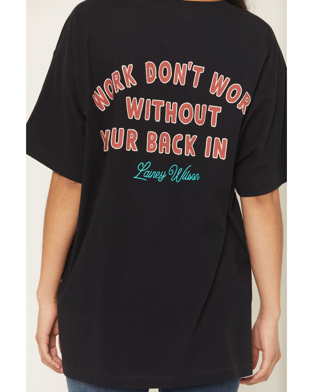 Image #3 - Wrangler X Lainey Wilson Women's Bull Riding Short Sleeve Graphic Tee, Black, hi-res