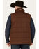 Image #4 - Ariat Men's Crius Solid Insulated Concealed Carry Vest - Tall, Medium Brown, hi-res