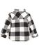 Image #2 - Urban Republic Toddler Boys' Plaid Print Removeable Hooded Jacket , Black, hi-res