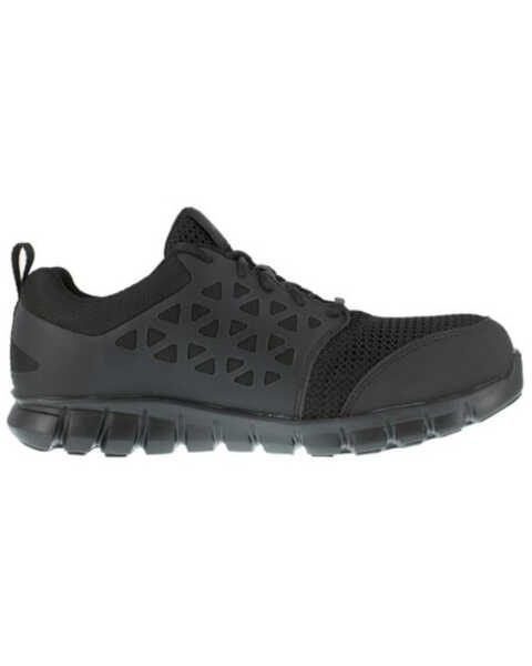 Image #2 - Reebok Men's Sublite Work Shoes - Composite Toe, Black, hi-res