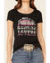 Shyanne Women's The West Is For Lovers Graphic Short Sleeve Tee , Black, hi-res