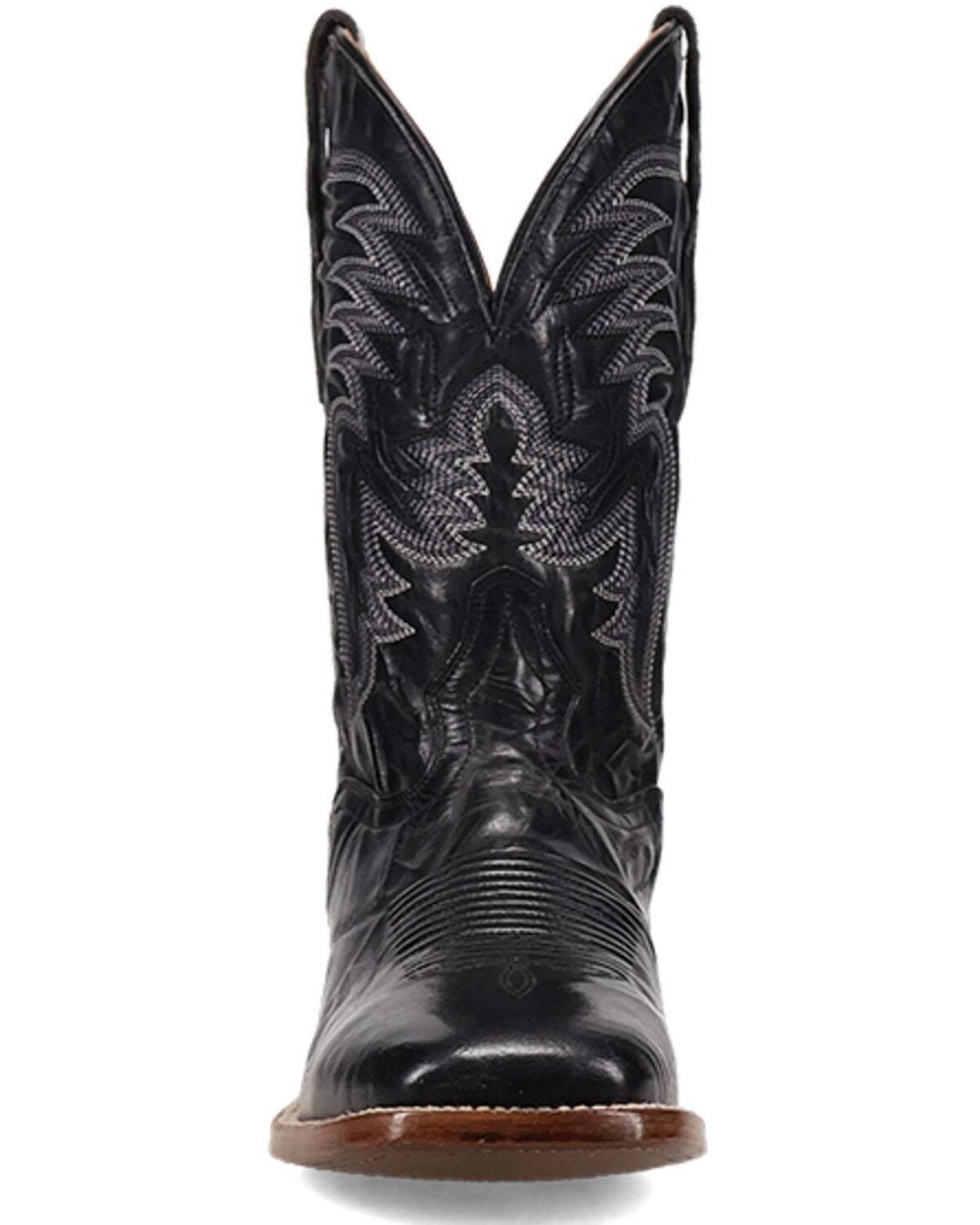 Image #4 - El Dorado Men's Crunch Western Boots - Broad Square Toe, Black, hi-res