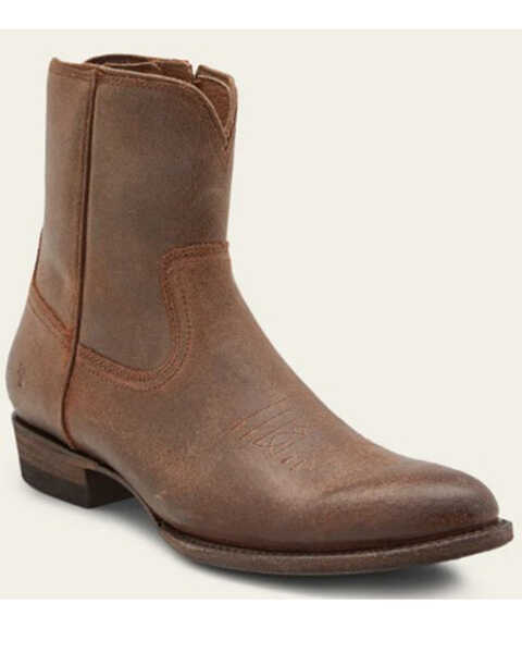 Frye Men's Austin Inside Zip Ankle Boots - Medium Toe , Brown, hi-res