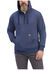 Ariat Men's Rebar Workman 1/4 Zip Up Hooded Work Pullover, Navy, hi-res