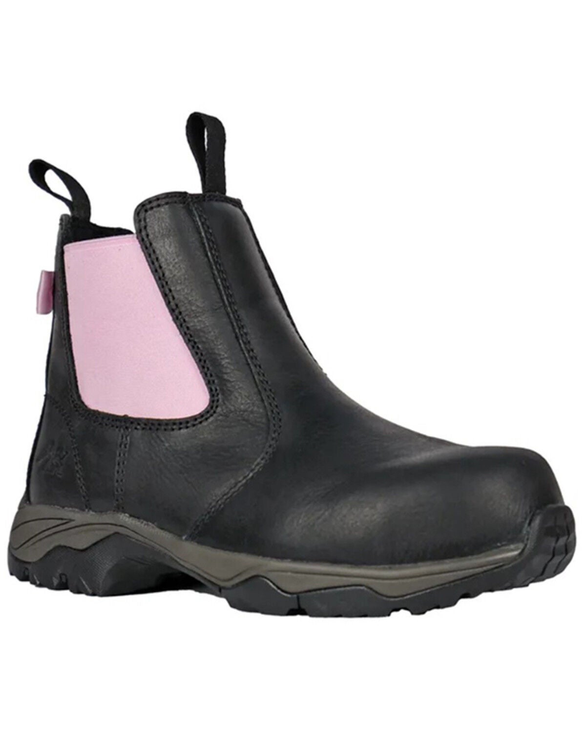Moxie Traders Women's Angel Pull-On Slip Resistant Work Boots - Composite Toe, Black, hi-res