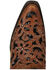 Image #5 - Corral Women's Black Inlay Western Boots - Snip Toe, Black/tan, hi-res