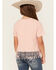 Image #4 - Buttercup Girls' Herd That Fringe Short Sleeve Graphic Tee, Pink, hi-res