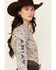 Image #2 - Ariat Women's Boot Barn Exclusive Team Kirby Floral Print Long Sleeve Button-Down Western Shirt, Beige, hi-res