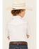 Image #4 - Cody James Boys' Bull Cactus Print Short Sleeve Snap Western Shirt, White, hi-res