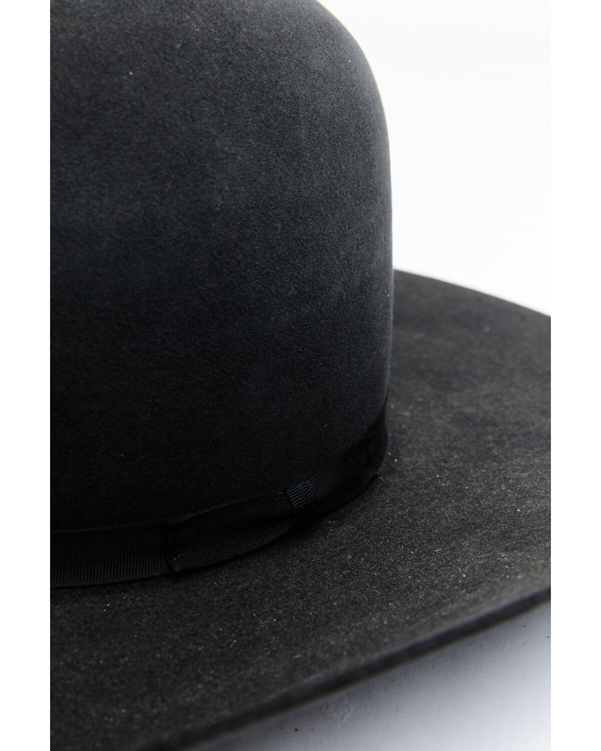 Image #2 - Rodeo King Men's 7X Pen Crown Western Felt Hat, Black, hi-res