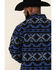Image #4 - Powder River Outfitters Men's Southwestern Print Jacquard Shirt Jacket, Navy, hi-res