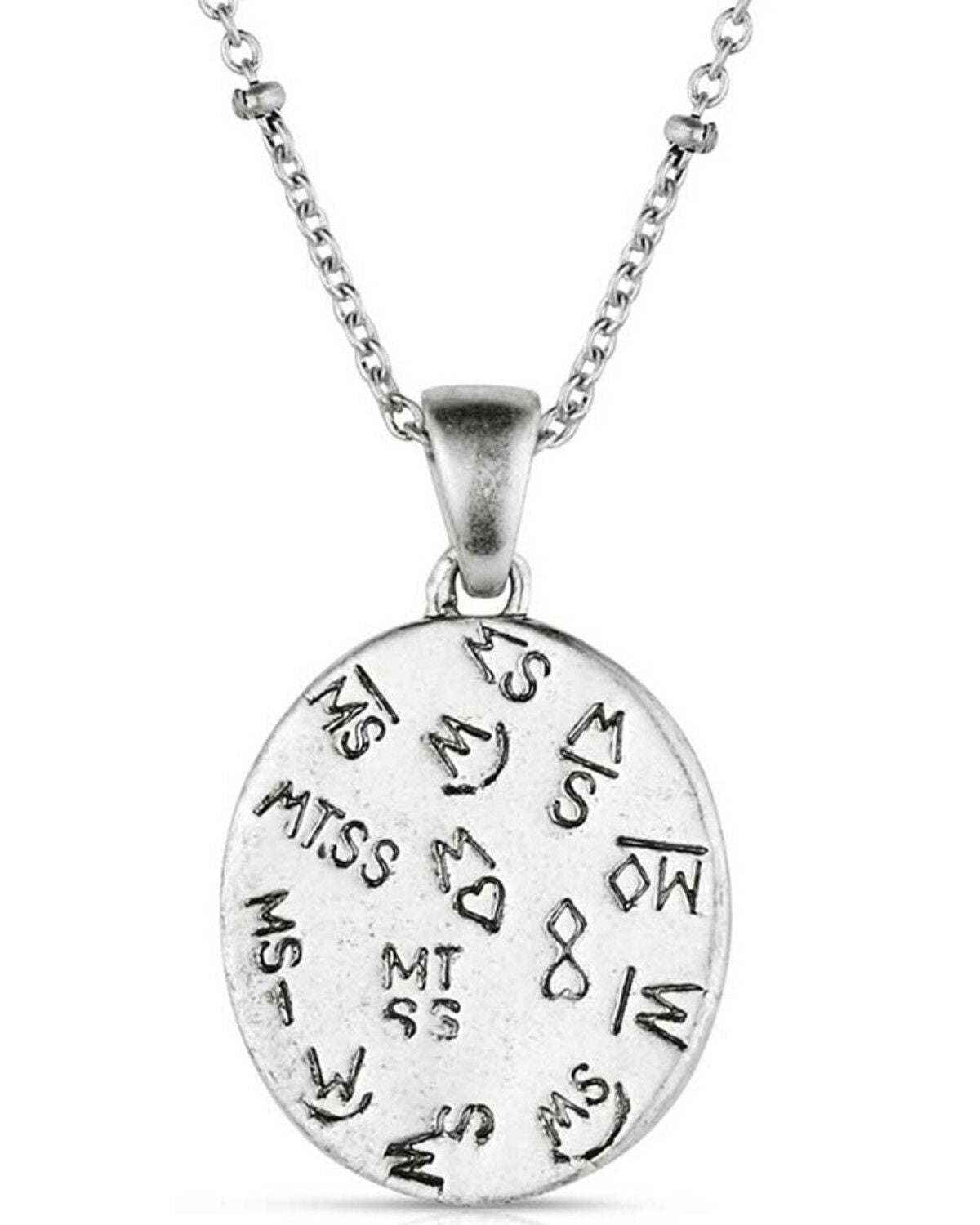Image #2 - Montana Silversmiths Women's Pure Luck Necklace, Silver, hi-res