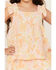 Image #3 - Hayden LA Girls' Pale Print Ruffle Sleeve Top, Yellow, hi-res