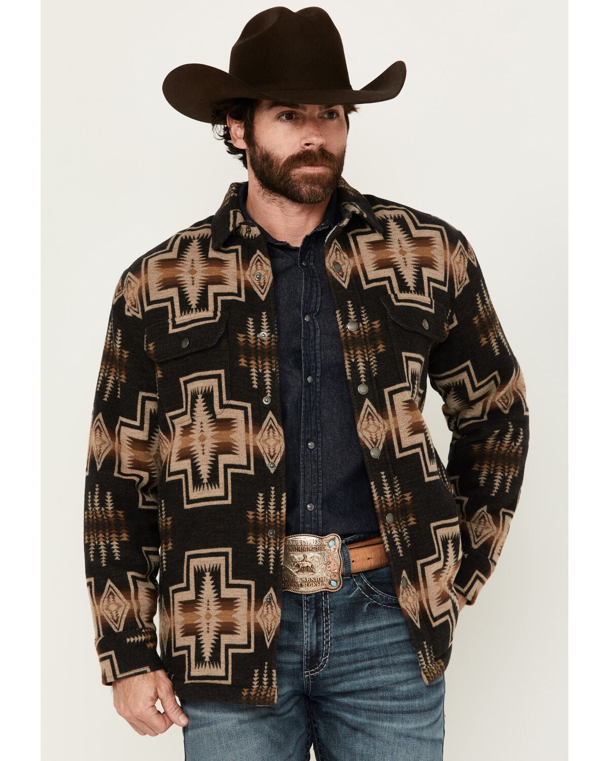 Pendleton Men's Brownsville Multicolored Print Coat | Sheplers