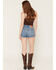 Image #3 - Levi's Women's Medium Wash High Rise 501 Original Denim Shorts, Medium Wash, hi-res