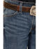 Image #2 - Wrangler Retro Boys' Medium Wash Relaxed Bootcut Stretch Denim Jeans, Blue, hi-res