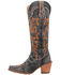 Image #3 - Dingo Women's Texas Tornado Tall Western Boots - Pointed Toe , Black, hi-res