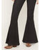 Image #2 - Wrangler X Lainey Wilson Women's Slim Fit High Rise Pull-On Stretch Bell Bottom Jeans, Black, hi-res